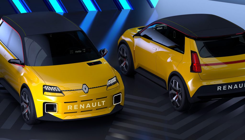 เผยดีไซน์ต้นแบบสำหรับรถไฟฟ้า Renault 5